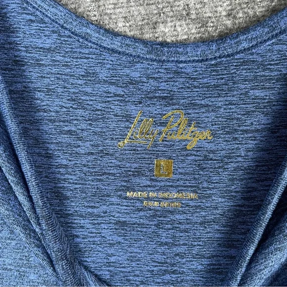 Lilly Pulitzer Women’s Large Sleeveless Maisie Upf 50+ Jumpsuit Heather Blue - Picture 8 of 16